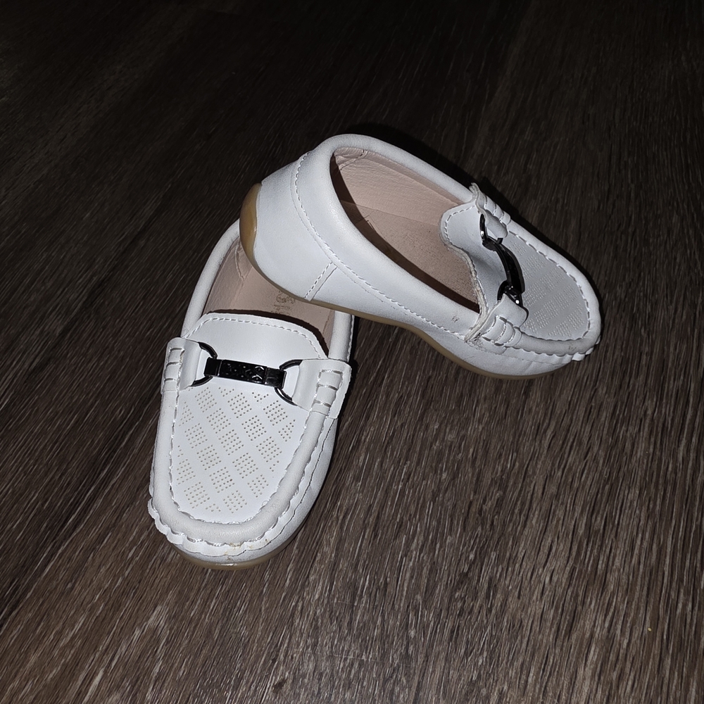White Toddler Loafers
